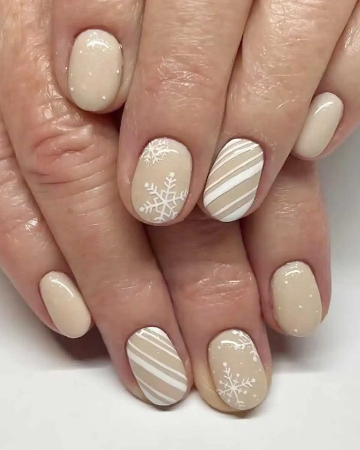 Hjkdsfd Christmas Short Square Press on Nails