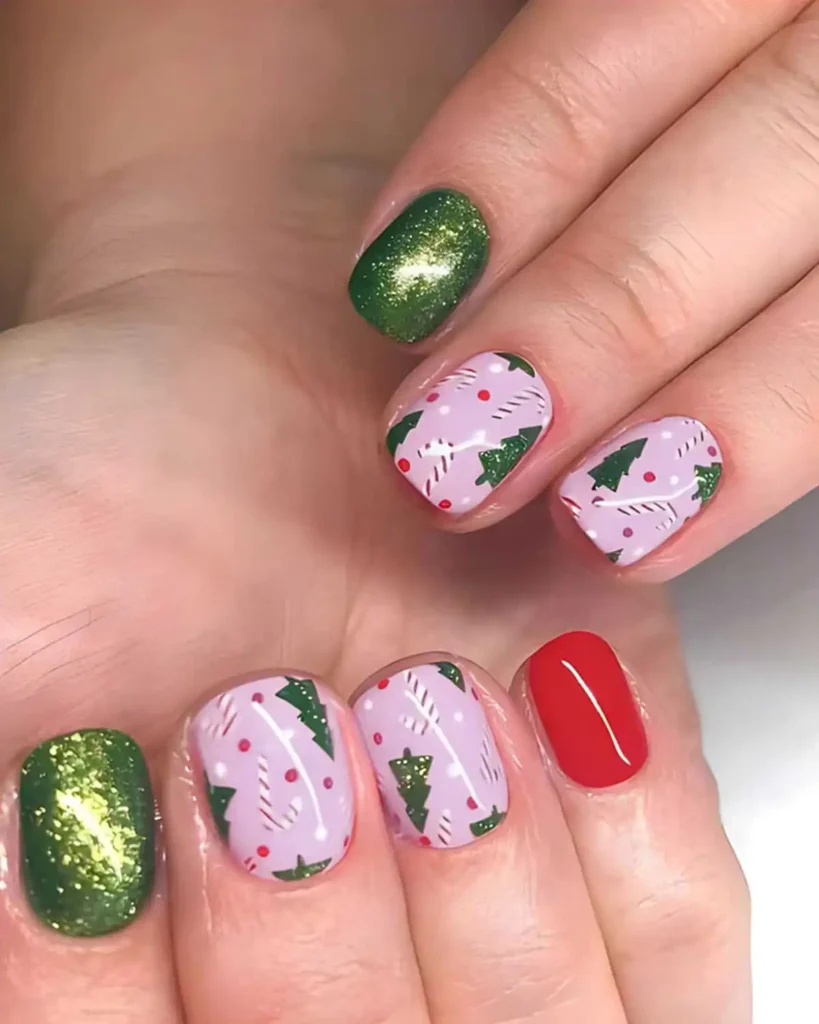 Wlgdlh 24Pcs Dark Blue Press on Nails