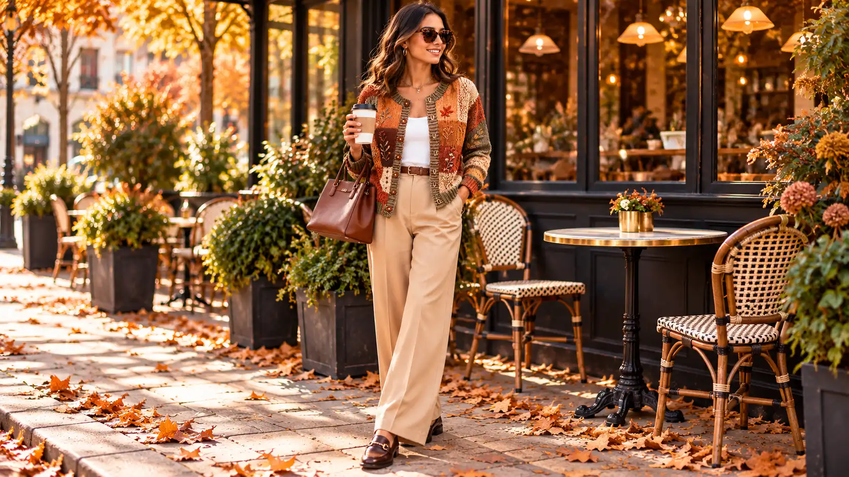 Cardigan Plaid Sweaters for Women
