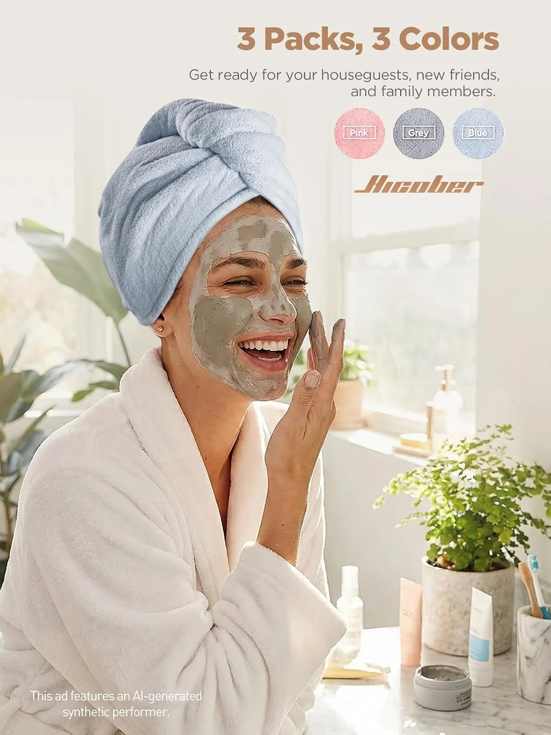 Hicober Microfiber Hair Towel Wrap.jpg