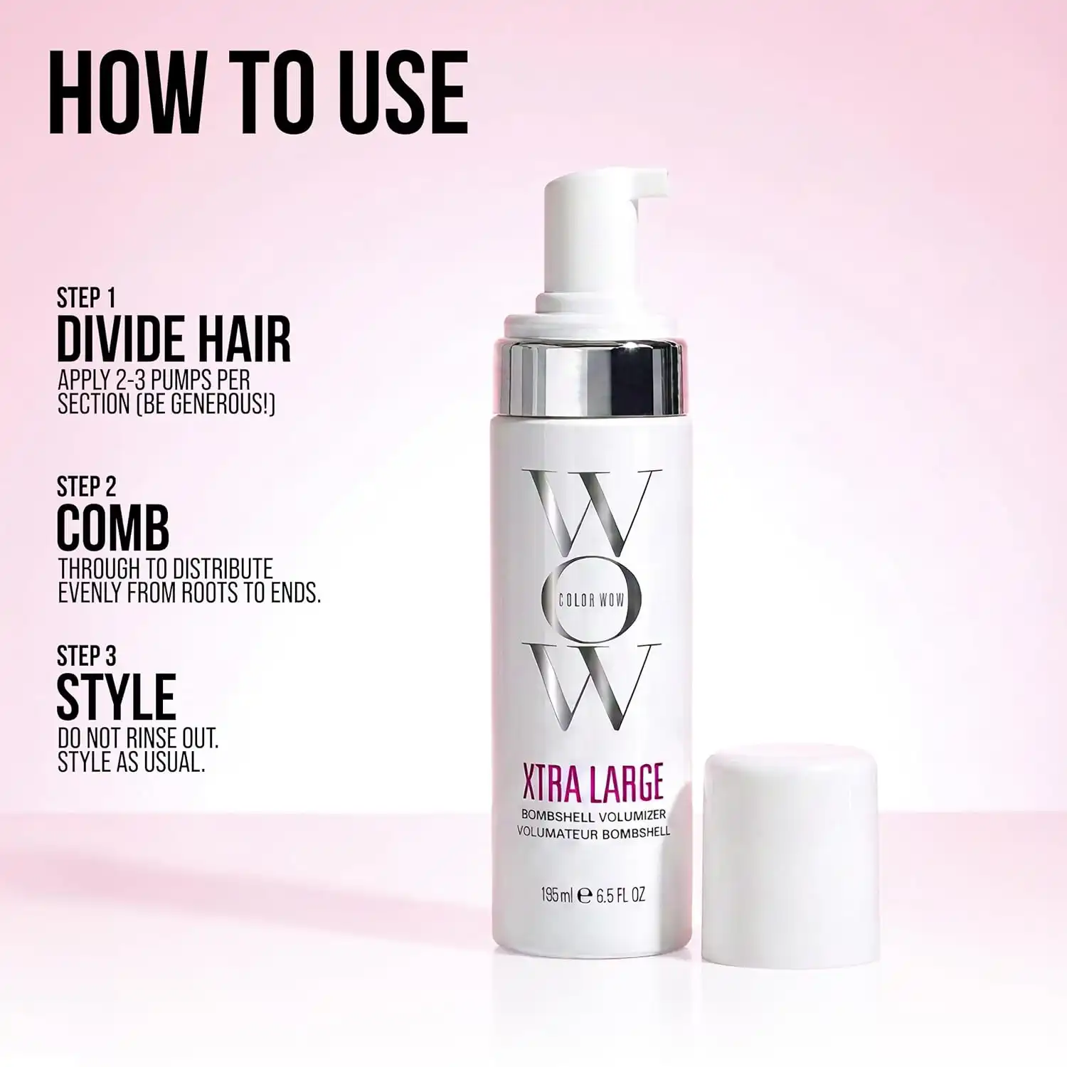 How to Use COLOR WOW Xtra Large Volumizer