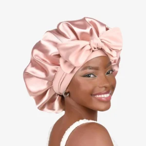 Yanibest Adjustable Double-Layer Satin Bonnet
